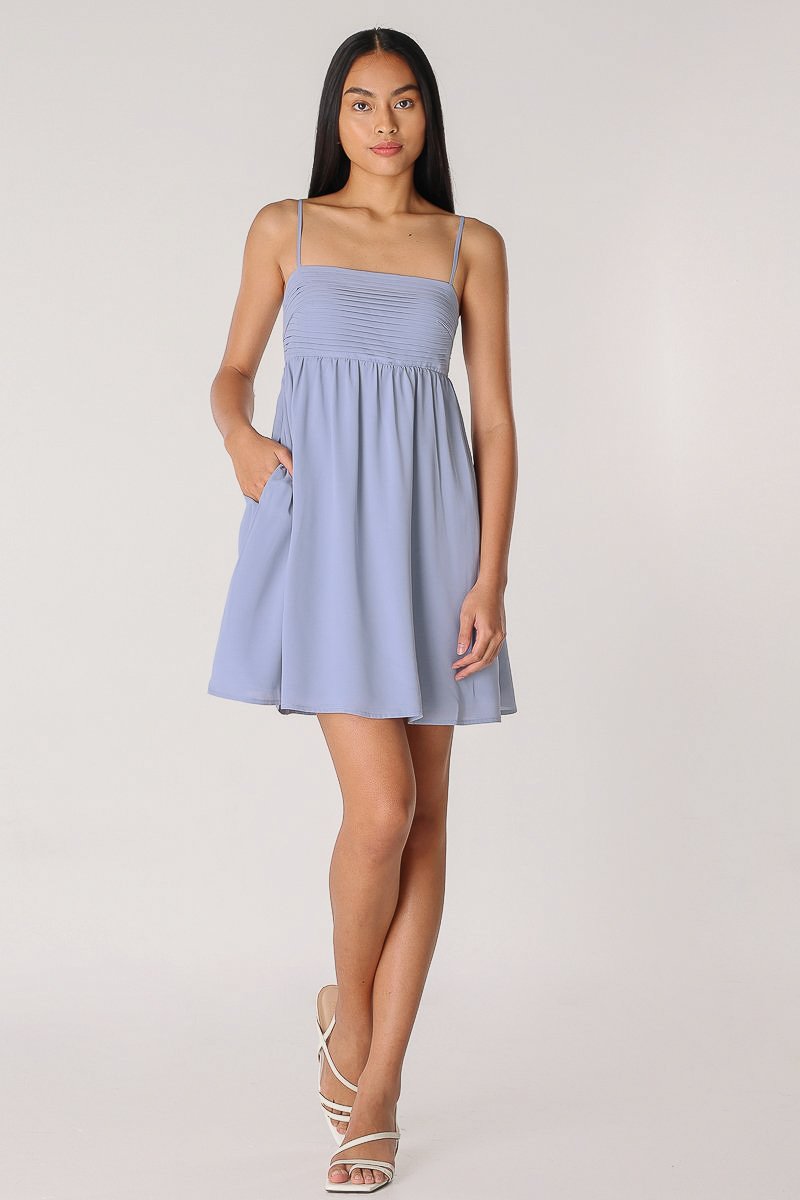 light blue babydoll