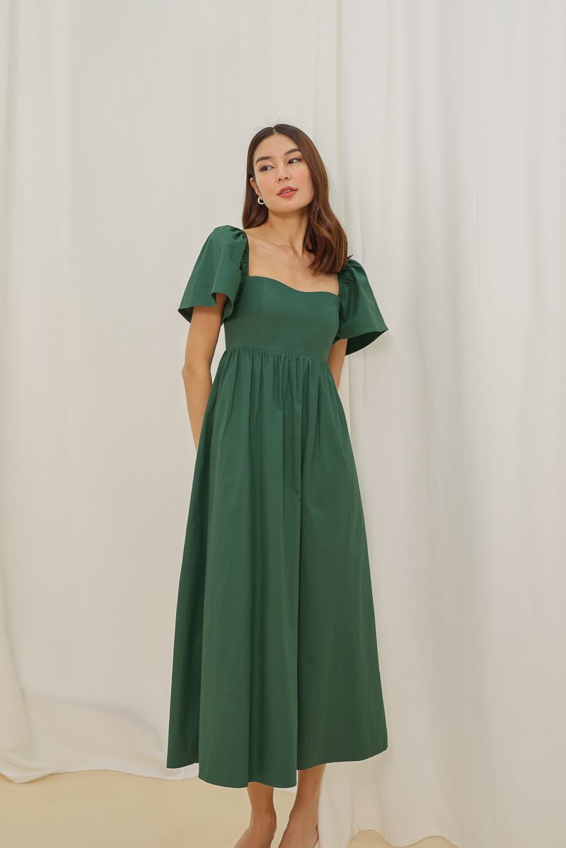 dresses in green