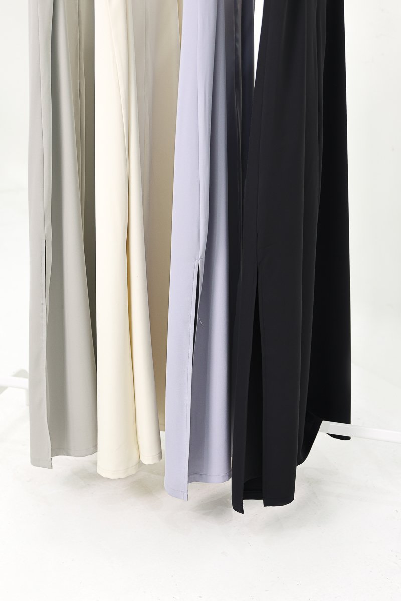 BNWT LOVET HILTON BASIC V-NECK CAMI SLIP MAXI DRESS (OYSTER), Women's  Fashion, Dresses & Sets, Dresses on Carousell