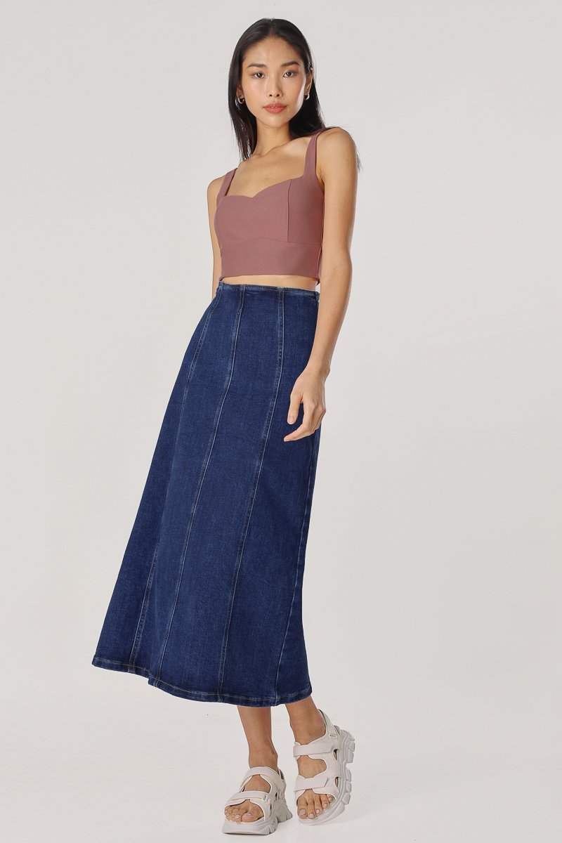 High waisted shop maxi skirt petite