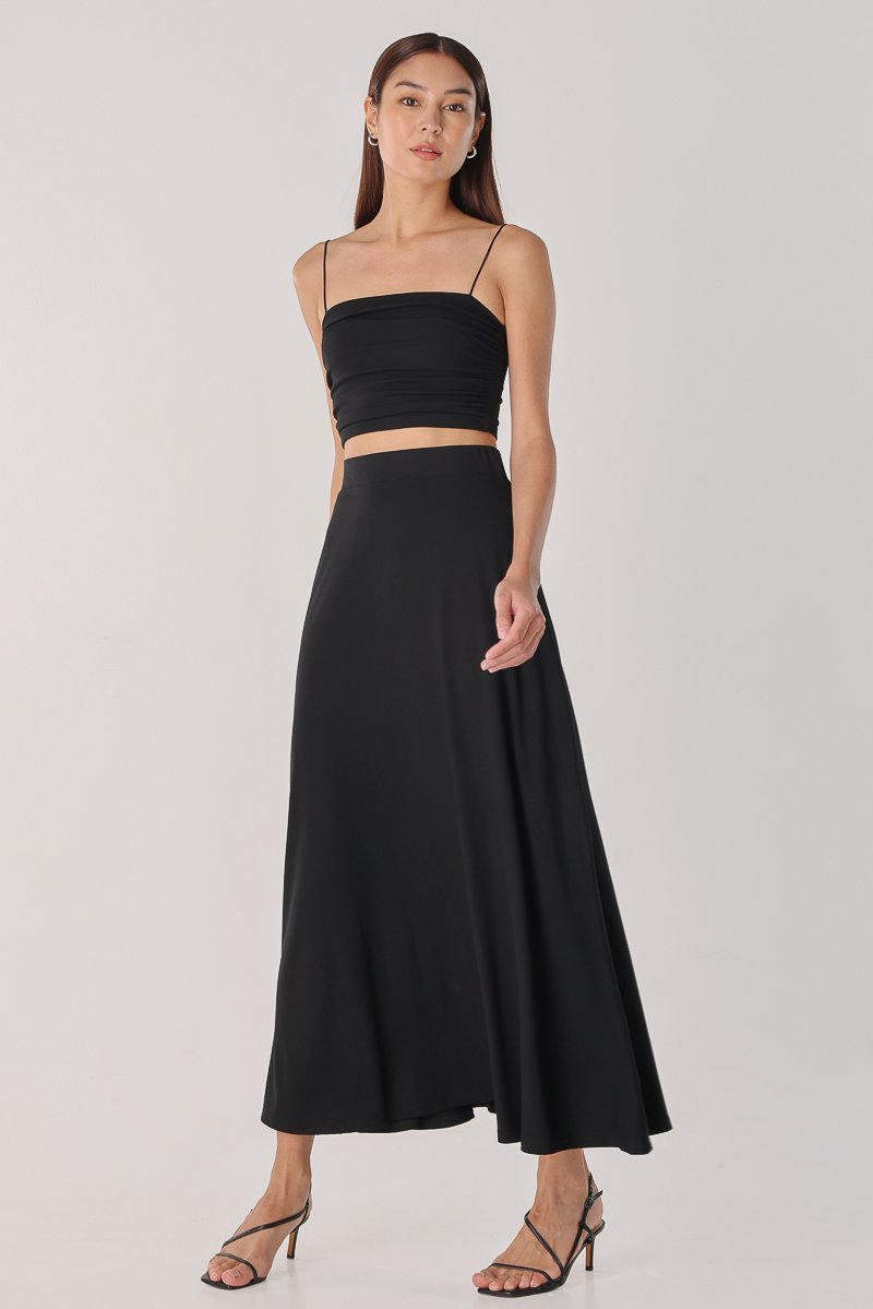 Black maxi skirt on sale petite