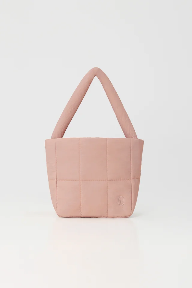 PILLOW QUILTED TOTE - MINI (PARFAIT)