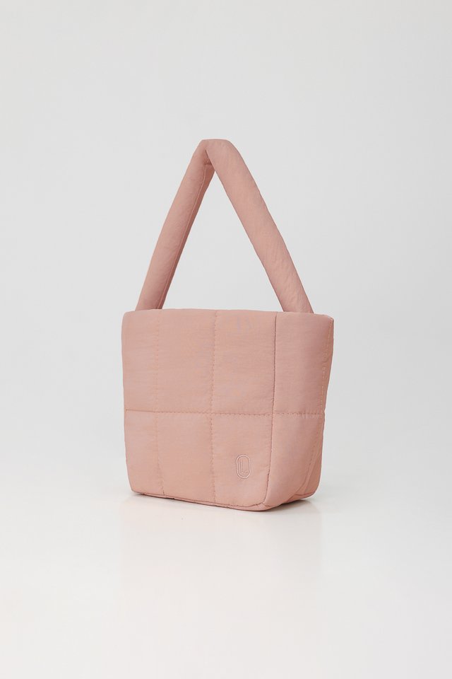 PILLOW QUILTED TOTE - MINI (PARFAIT)
