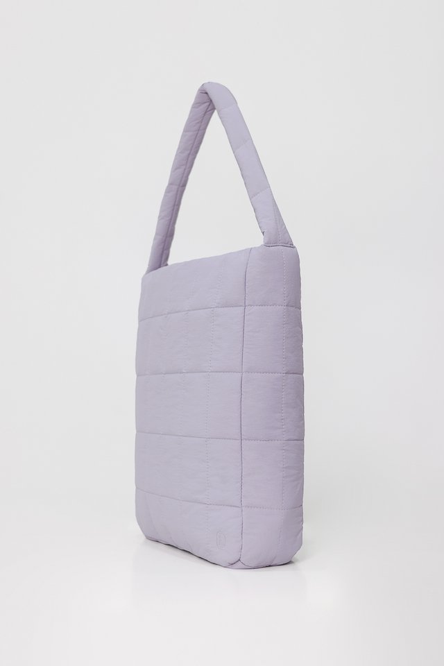PILLOW QUILTED TOTE - LARGE (WISTERIA)