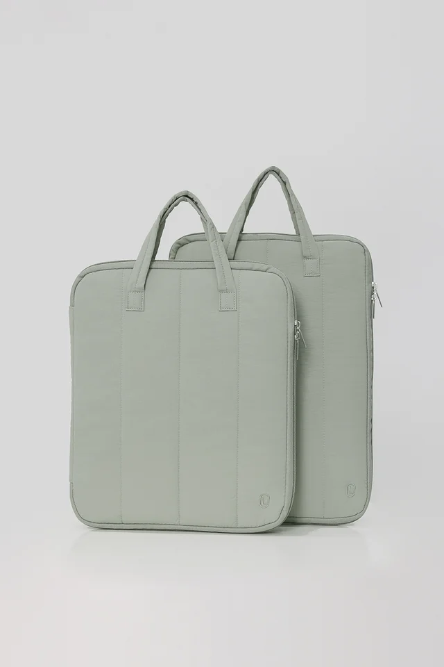 PILLOW LAPTOP COMMUTE BAG (SEA SALT)