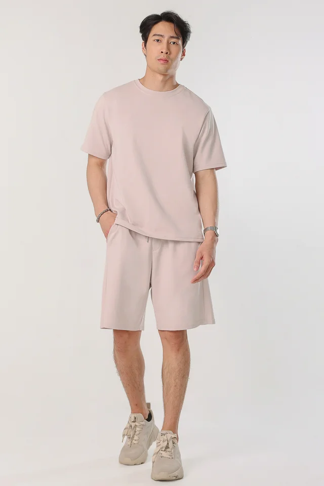 HOMEBODY LOUNGE DRAWSTRING SHORTS (CASHMERE) - MEN