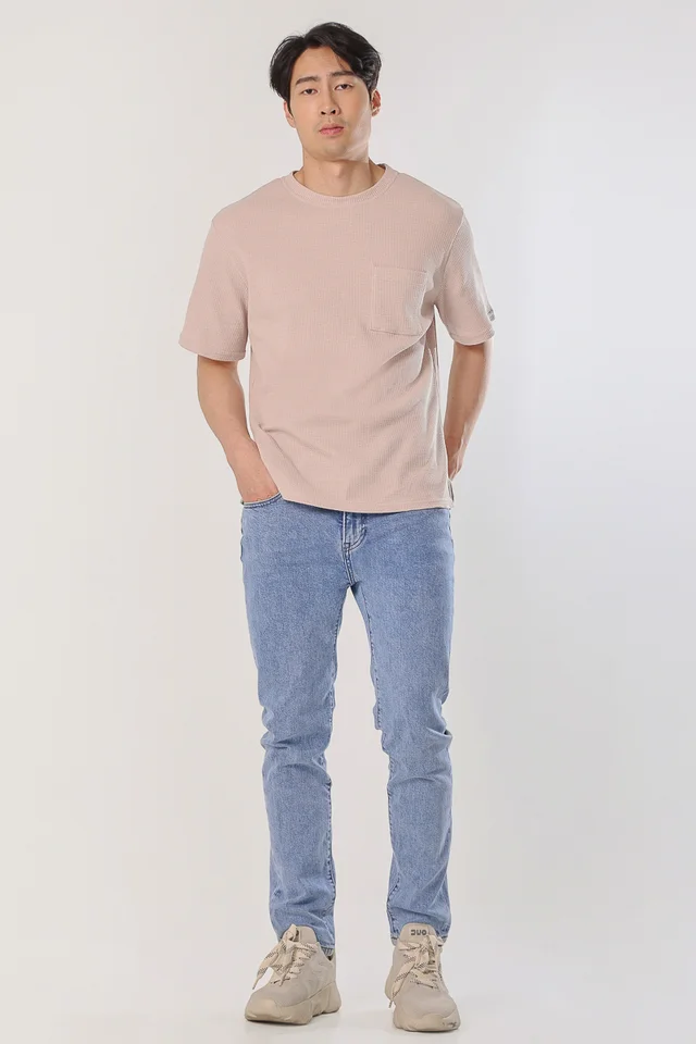 XAVIER DENIM JEANS (MID WASHED)