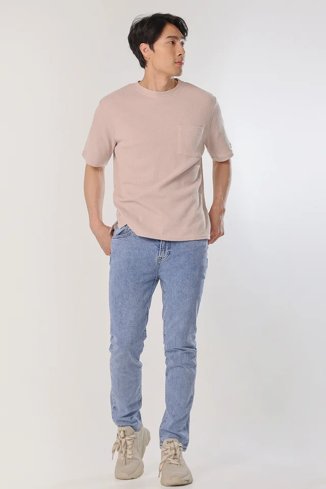 XAVIER DENIM JEANS (MID WASHED)