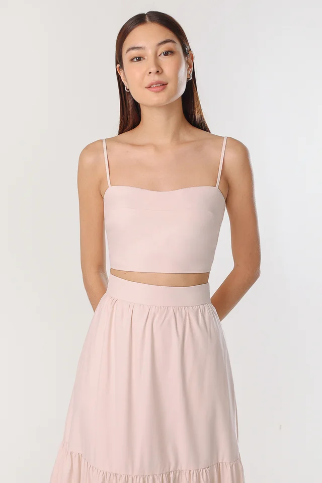 ZEYNA PADDED SWEETHEART CAMI TOP (BLUSH PINK)