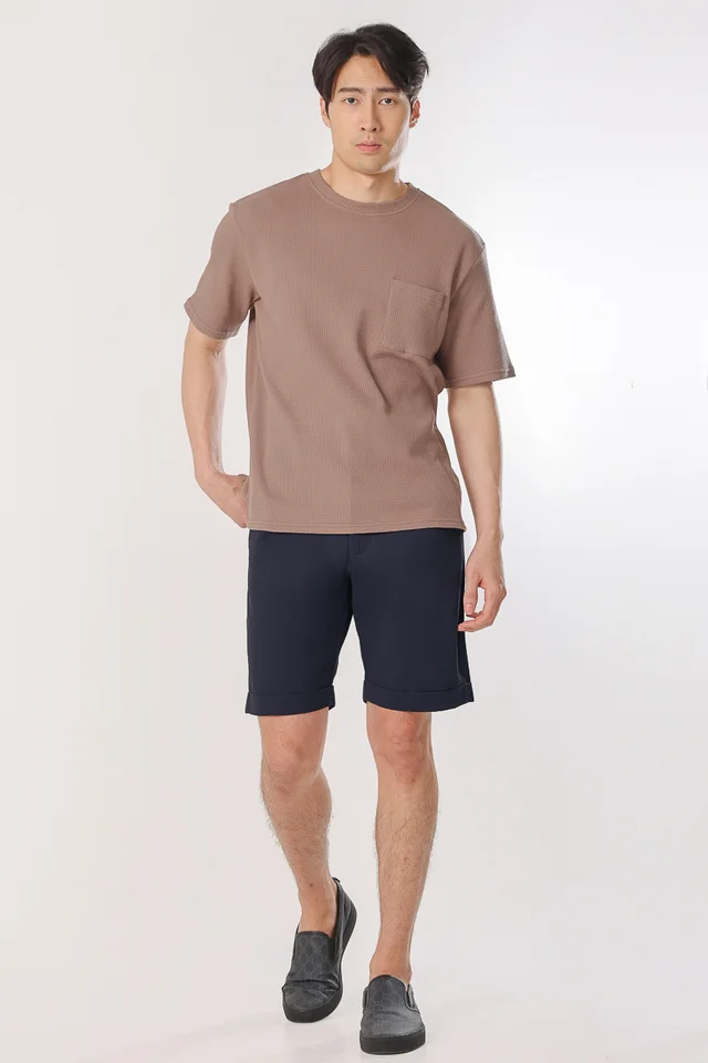 COLE BASIC CUFFED BERMS (DARK NAVY)