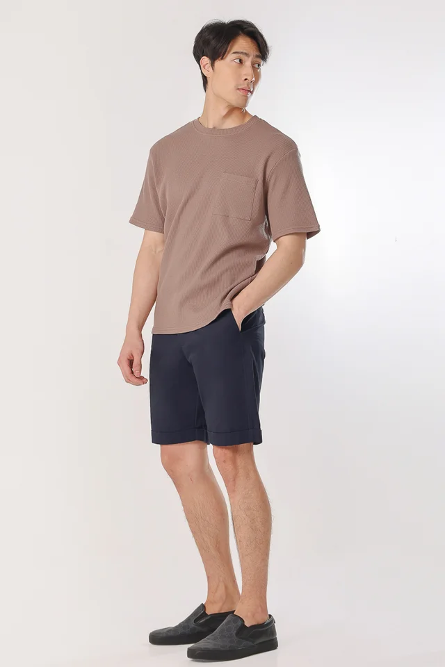 COLE BASIC CUFFED BERMS (DARK NAVY)