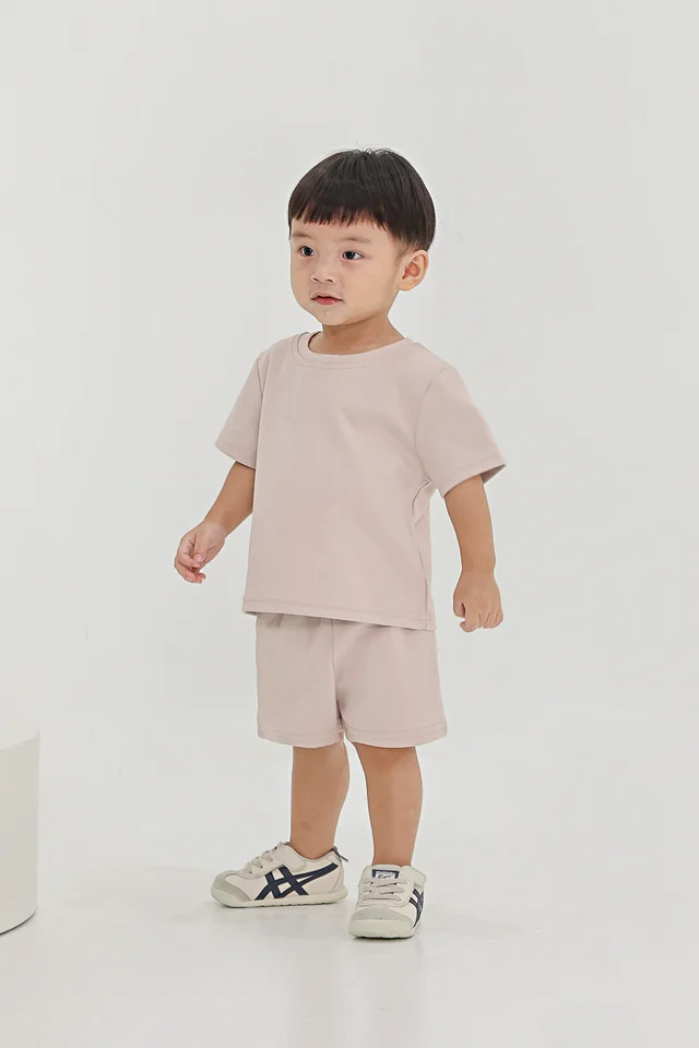 HOMEBODY LOUNGE SHORTS (CASHMERE) - MINI BOY