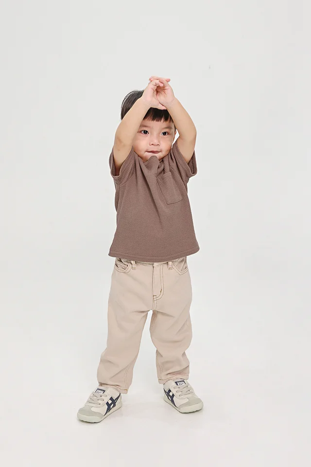 XAVIER DENIM JEANS (ECRU) - MINI BOY 