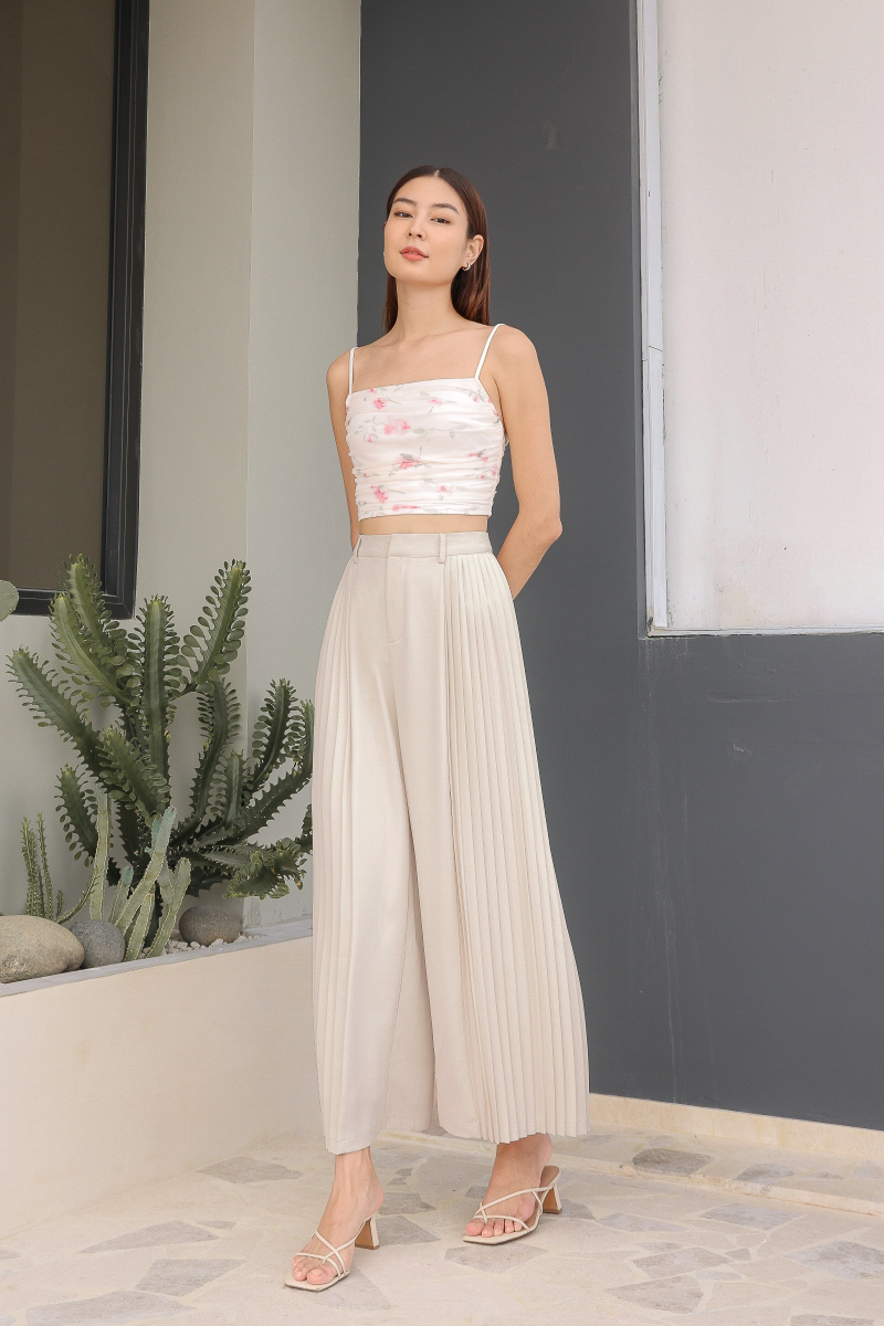 SIDE PLEAT PANTS MEET ME HERE