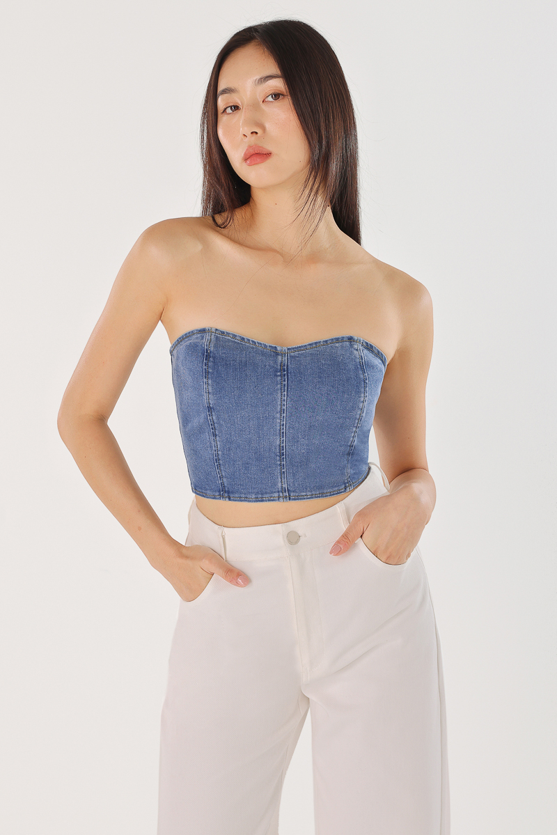 Sweetheart Neck Tube Top and PantsSet