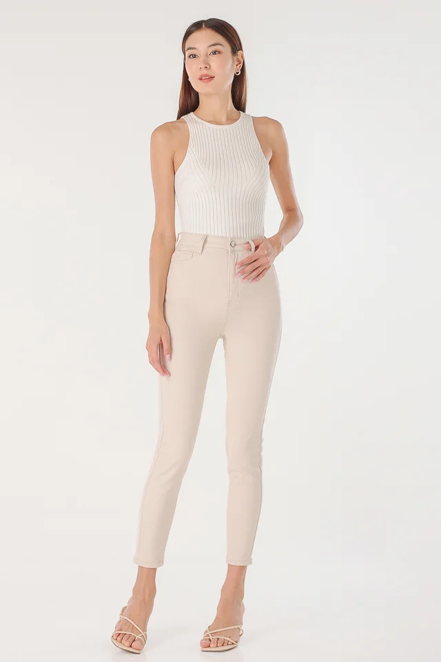 SCULPTED DENIM SKINNY JEANS (BIRCH) - REGULAR
