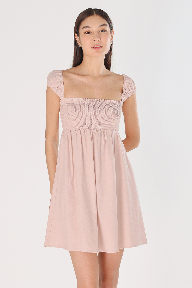 Smocked Babydoll Dress