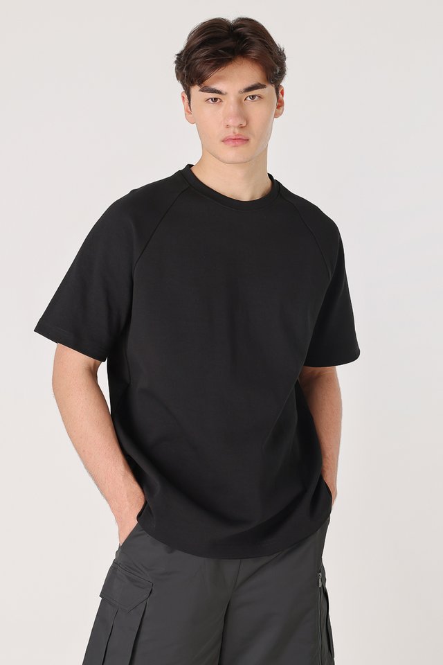 MARC RAGLAN OVERSIZED TEE (BLACK)