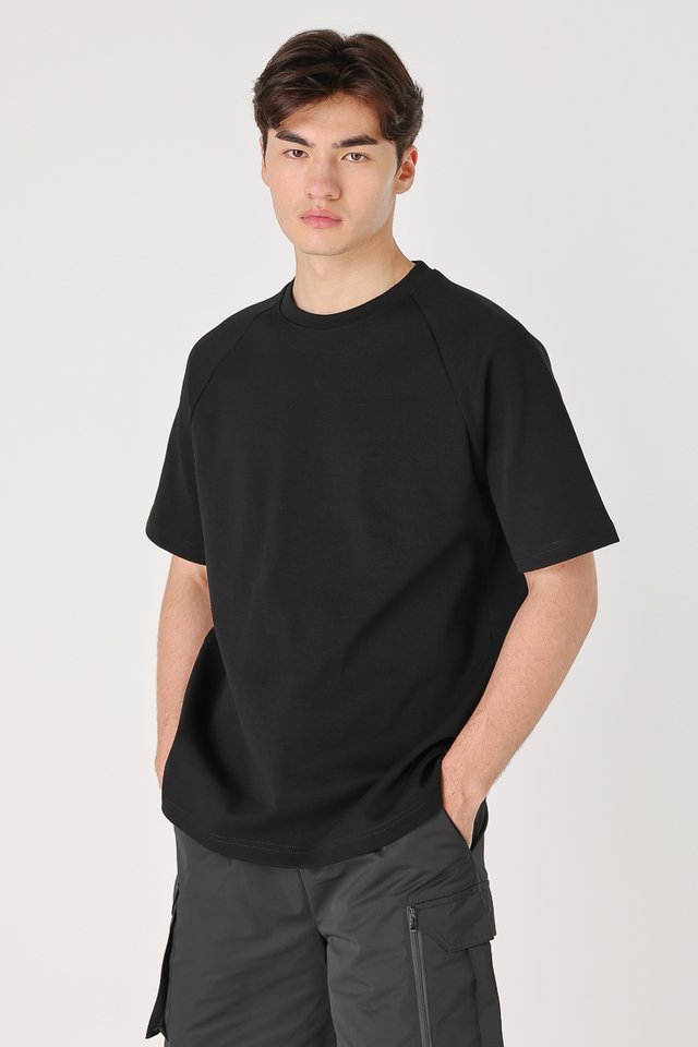 MARC RAGLAN OVERSIZED TEE (BLACK)