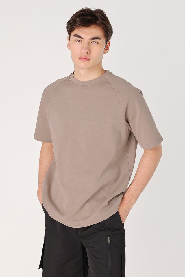 MARC RAGLAN OVERSIZED TEE (TAUPE)