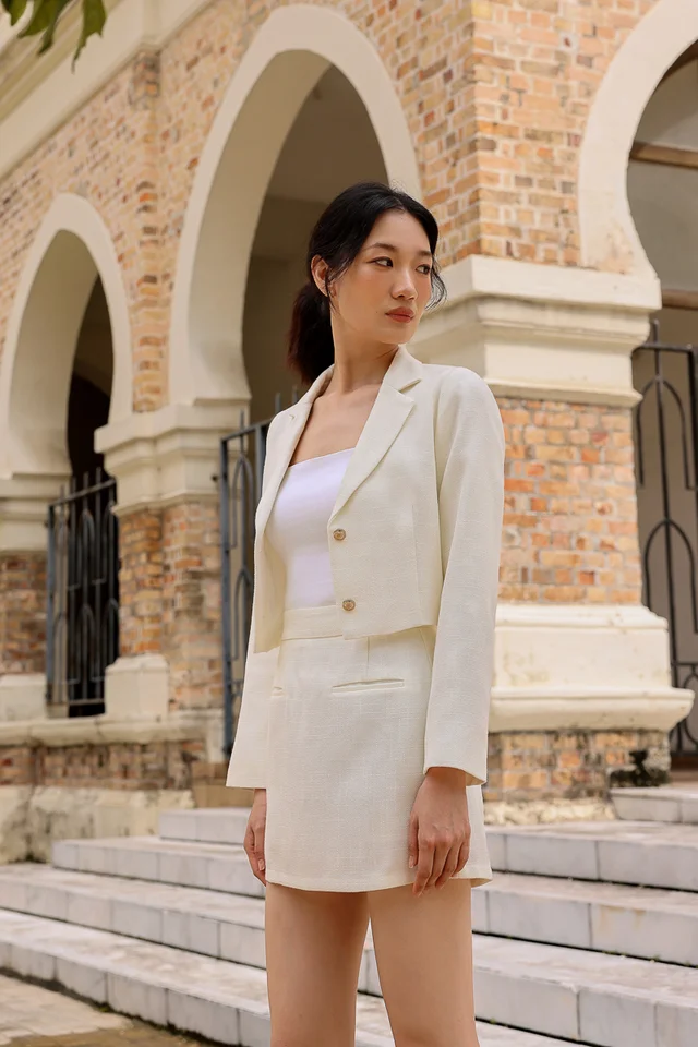 FRANCESCA TWEED BLAZER SET