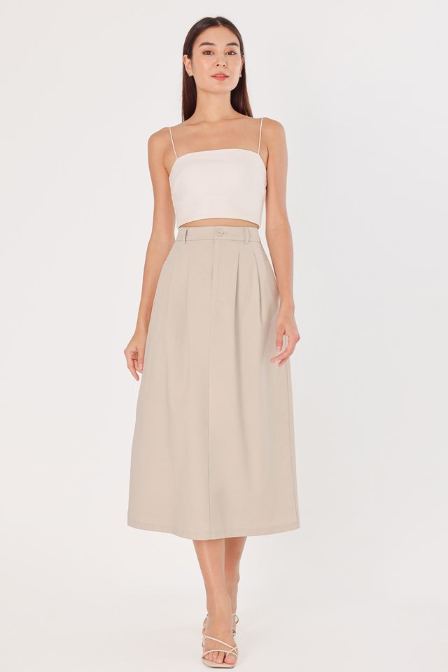 MAEVE A-LINE MIDAXI SKIRT (OAT)