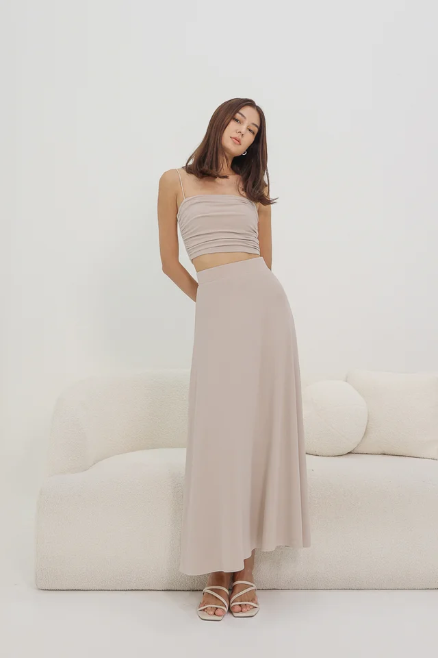 AVA COTTON JERSEY SKIRT SET
