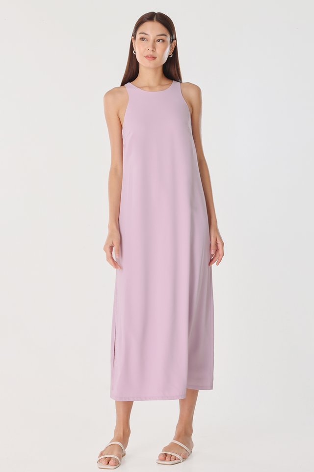 AURELIA RACER LOUNGE MAXI DRESS (LILAC)