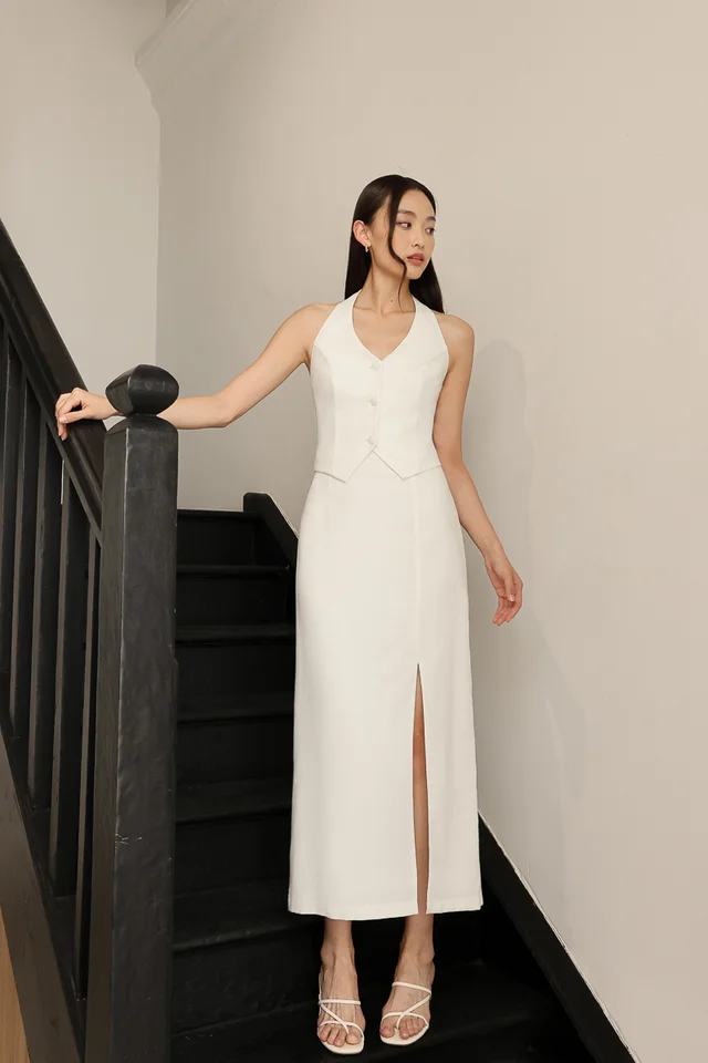 EDITH LINEN SKIRT SET