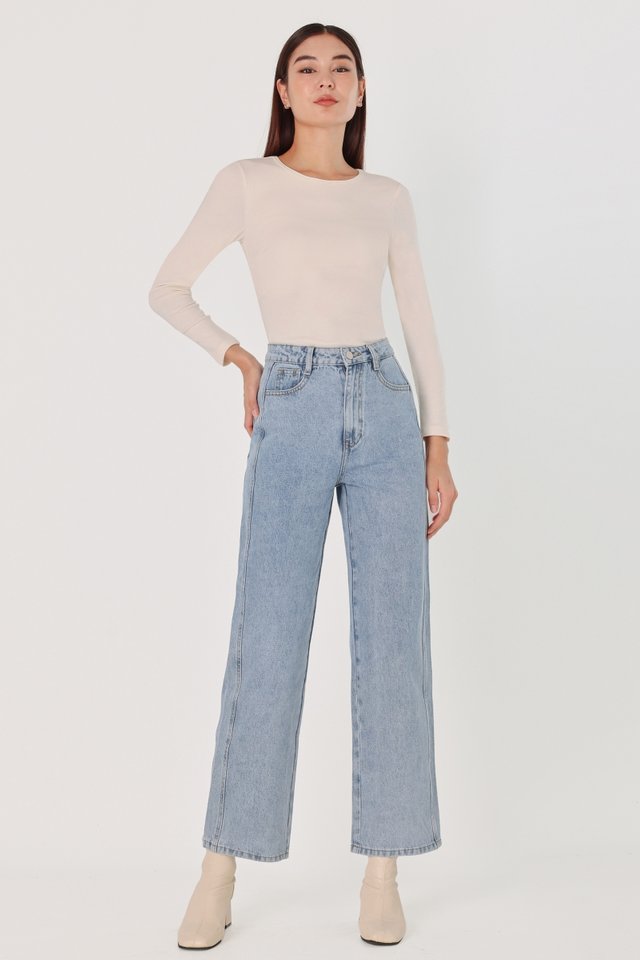 GOOD SIDE PANEL DENIM JEANS - REGULAR (LIGHT WASHED)