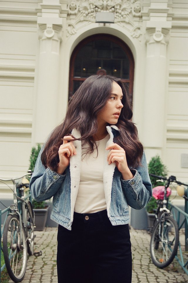 LOUIS DENIM SHEARLING JACKET (DENIM)