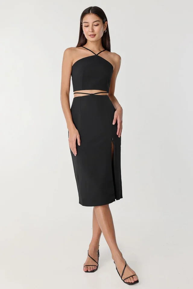VERON HALTER SKIRT SET