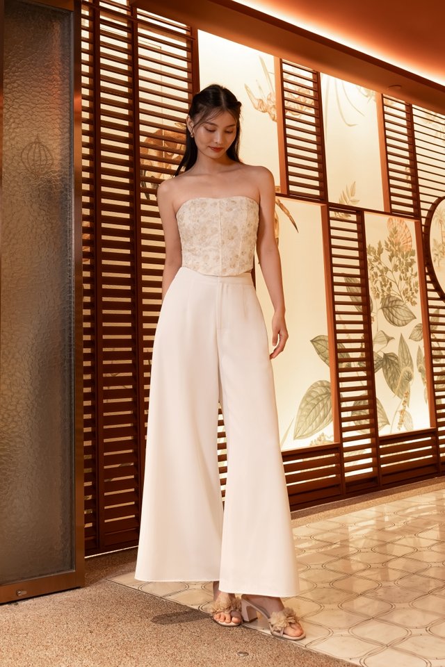 ELIAS BASIC FLARE PANTS - PETITE