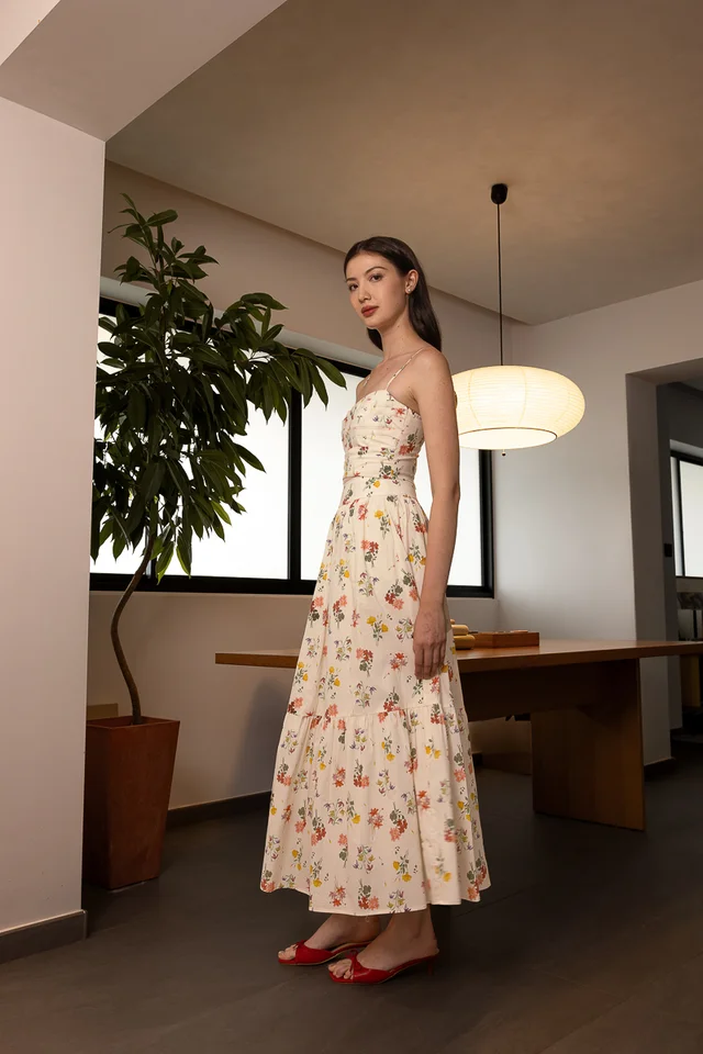 SUMMER GARDEN FLORAL SKIRT SET