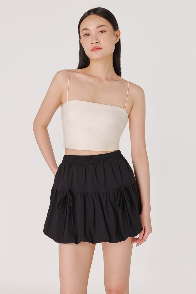 HAVEN RIBBON BUBBLE SKORTS (BLACK)