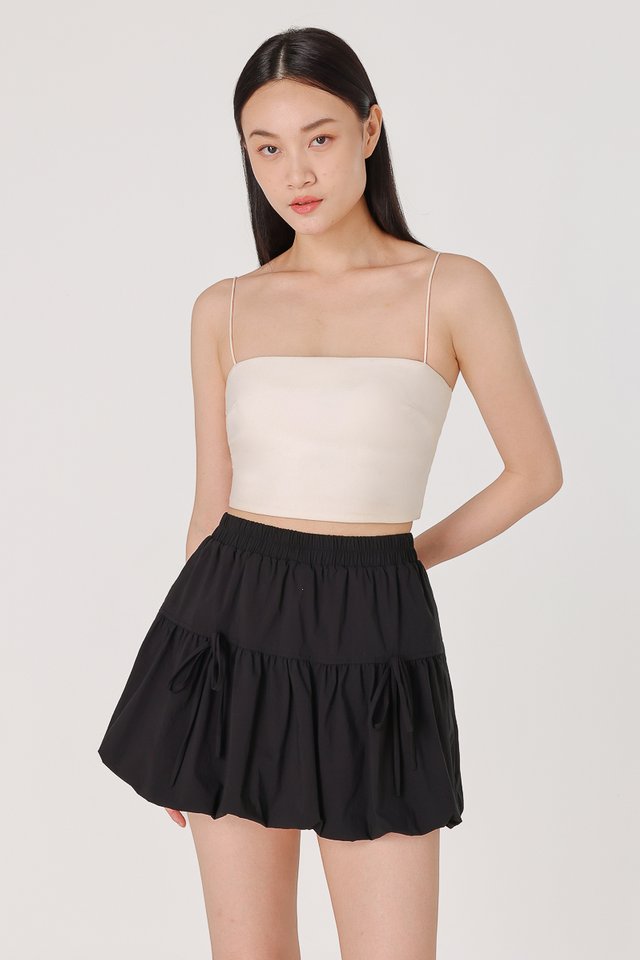 HAVEN RIBBON BUBBLE SKORTS (BLACK)