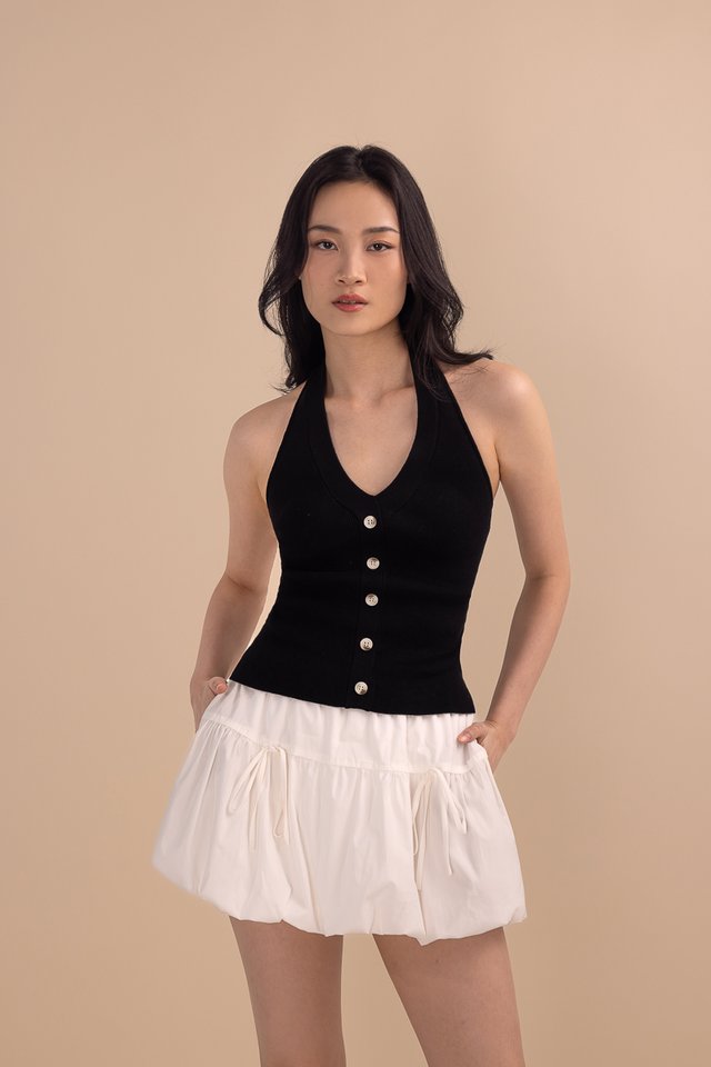 HAVEN RIBBON BUBBLE SKORTS (WHITE)