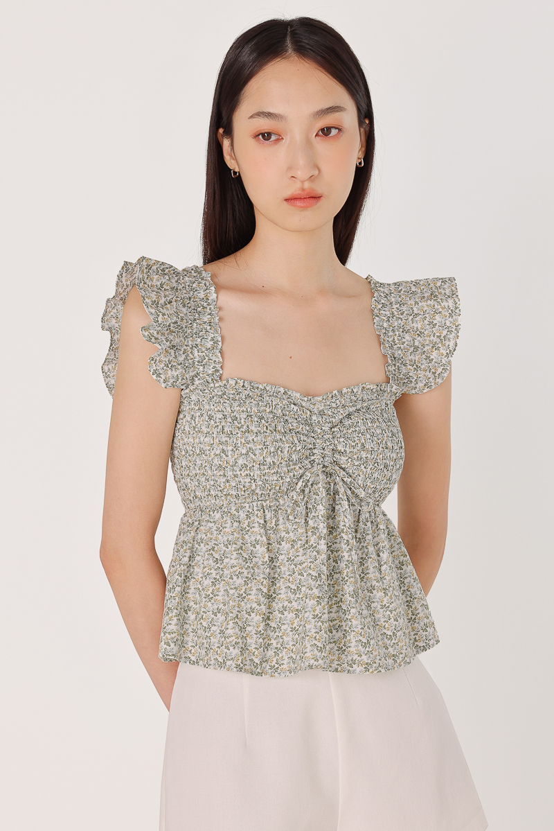 FLARE RUFFLE STRAPS | Lovet