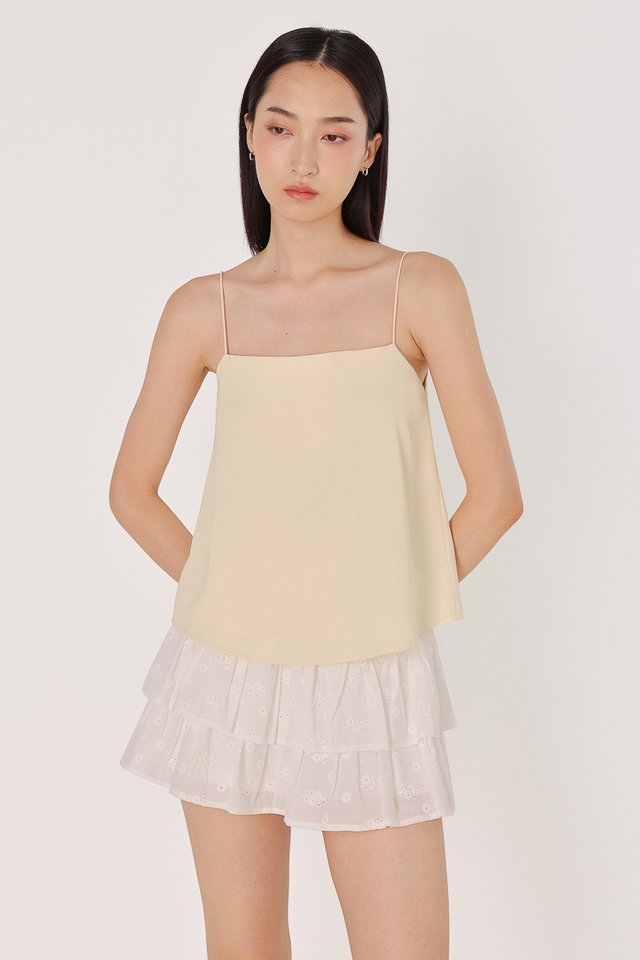ARINA REVERSIBLE PADDED CAMI TOP (YELLOW)