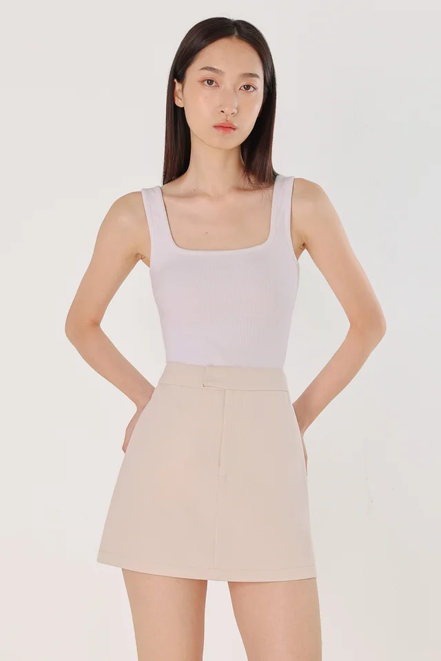 RAELYN BASIC OVERLAP SKORTS (OAT)