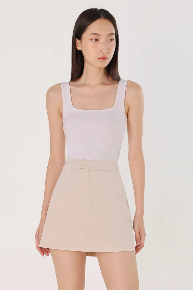 RAELYN BASIC OVERLAP SKORTS (OAT)