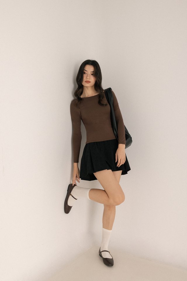 VERA LEATHER MARY JANE (BROWN)