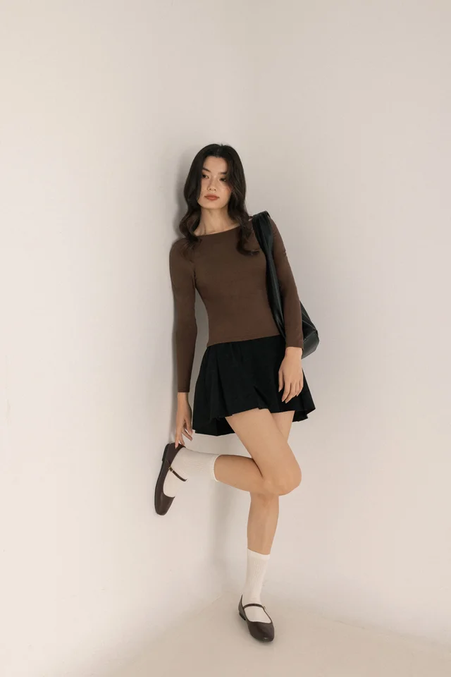 VERA LEATHER MARY JANE (BROWN)