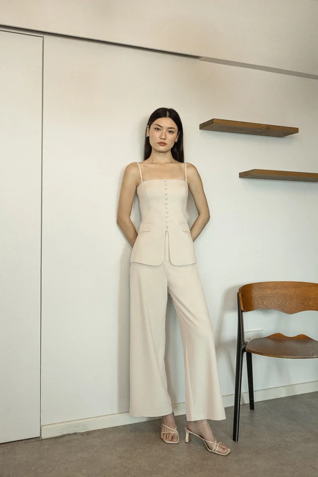 ALDA VEST BUSINESS PANTS SET