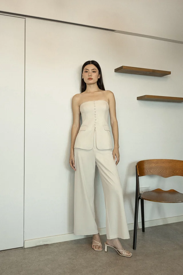 ALDA VEST BUSINESS PANTS SET