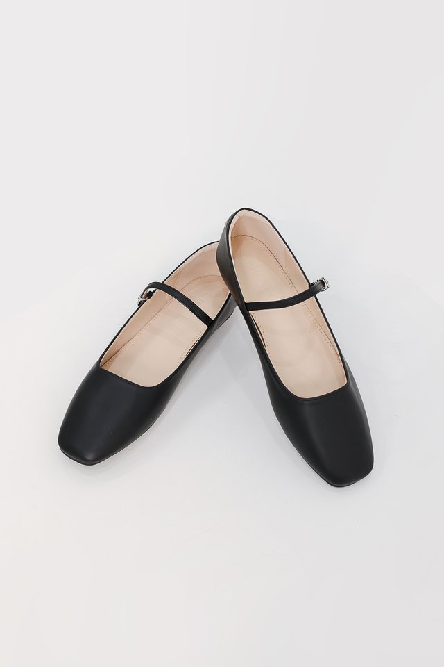 VERA LEATHER MARY JANE (BLACK)