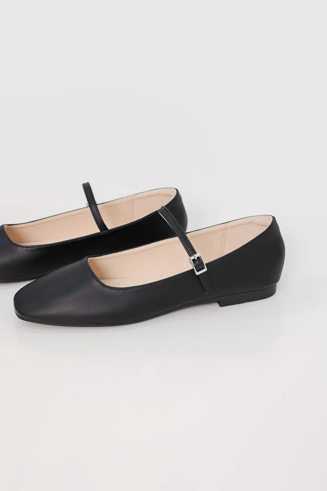 VERA LEATHER MARY JANE (BLACK)