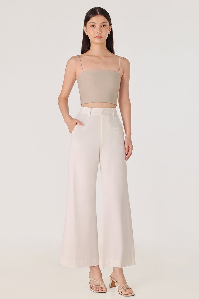 FLORENTINA STRAIGHT LEG BIAS PANTS - PETITE