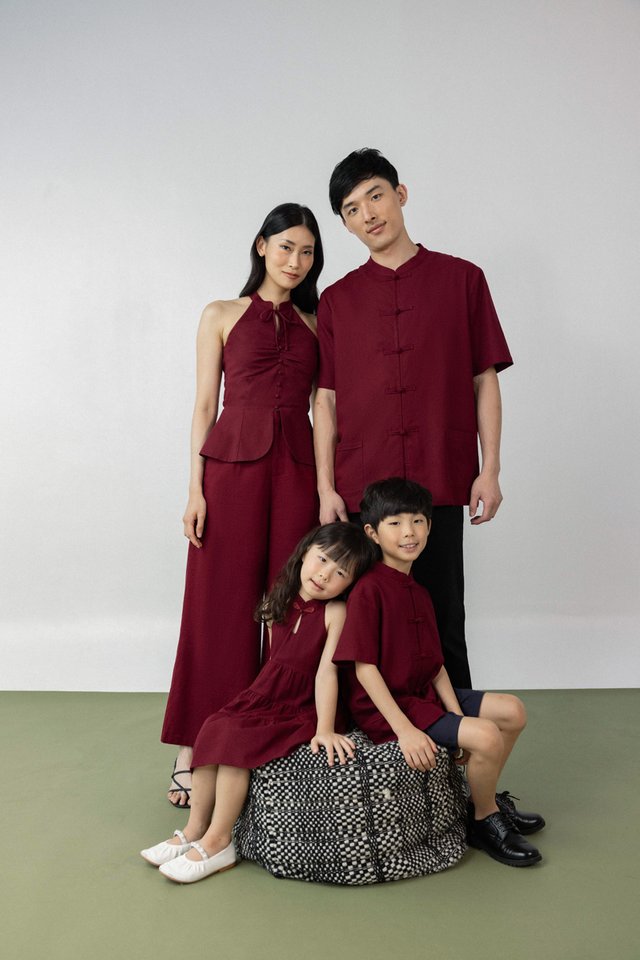 ROMONA LINEN WIDE LEG PANTS - REGULAR