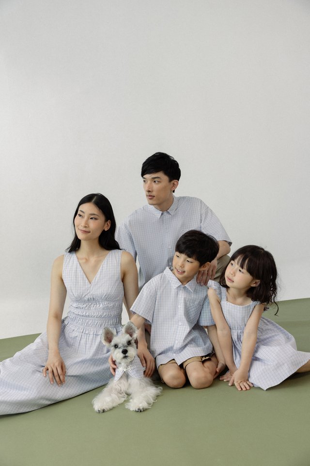 MAX CHECKERED EYELET TRIM PET COLLAR